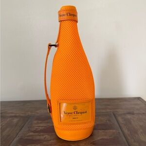 Veuve Clicquot Champagne Bottle Orange Ice Jacket Insulated Holder Carrier Bag